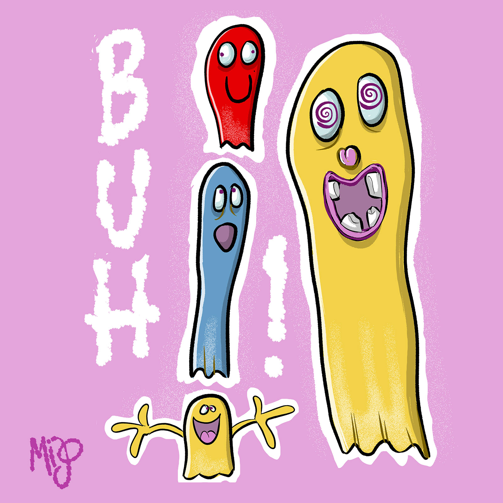 Glubschi-Rotzfrech-Zitterliese-Brabbelbert-und-Wuschelwupp-Mijo